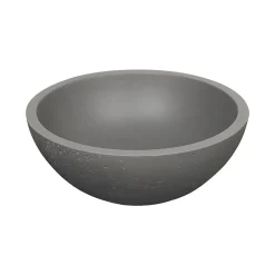 Vasque à poser ronde gris Ø36 x H.14,5 cm Homesight Emmy