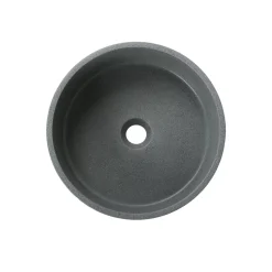 Vasque à poser ronde grès vert Ø36 x H.12 cm Homesight Swan