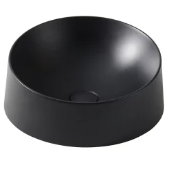 Vasque à poser résine GoodHome Allos Noir