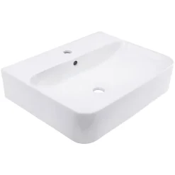 Vasque À Poser Schulte Dara - 60,5 X 47 X 14,5 Cm - Rectangulaire - Blanc