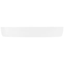 Vasque a poser ovale blanc en ceramique lavabo pour salle de bain 800x400x120 mm
