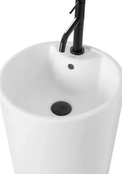 Vasque Autoportante Rea Blanka White Round