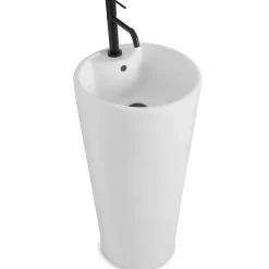 Vasque Autoportante Rea Blanka White Round