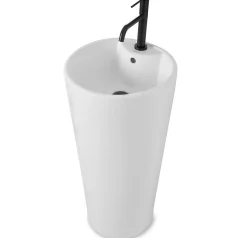 Vasque Autoportante Rea Blanka White Round