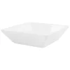 Vasque carré ceramique blanc lavabo a poser sur plan de toilette 410x410x120 mm