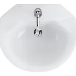 Vasque céramique traditionnelle SANINDUSA a encastrer Jade blanc