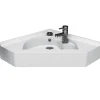 Vasque d'angle suspendue RESIANGLE- 50x50cm