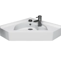 Vasque d'angle suspendue RESIANGLE- 50x50cm
