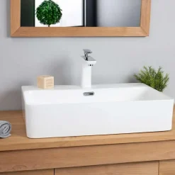 Vasque en céramique avec plage Olga 60cm