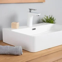 Vasque en céramique avec plage Olga 60cm