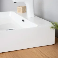 Vasque en céramique avec plage Olga 60cm