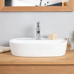 Vasque en céramique avec plage Bahia 50cm