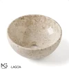 Vasque en marbre naturel LAGOA 35x35x15 cm