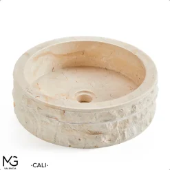Vasque en marbre naturel CALI 40x40x15 cm