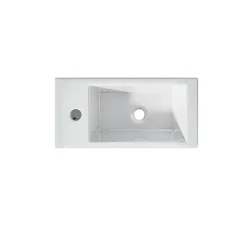 Vasque lave-mains sortie gauche (36,5x18x9cm) - DILECI
