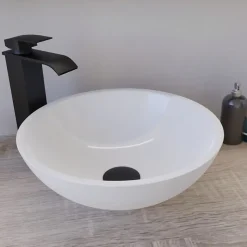 Vasque ronde à poser TREND - Blanc brillant