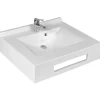 Vasque suspendue carrée EVIDENCE 70 cm - blanc