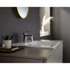 Vernis Blend Mitigeur de lavabo 70 avec tirette et vidage métallique chromé 71557000 Hansgrohe