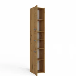 VERONA - Armoire Colonne de salle de bain - 170x30x30 - Meuble rangement salle de bain
