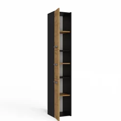 VERONA - Armoire de salle de bains - 170x30x30 cm - Meuble colonne de rangement SDB