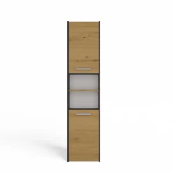 VERONA - Armoire de salle de bains - 170x40x30 cm - Meuble colonne de rangement SDB