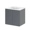 Vicco Meuble sous lavabo Gris
