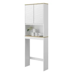 Vicco Armoire de toilette Blanc 60x163cm