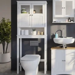Vicco Armoire de toilette Blanc 69x171cm