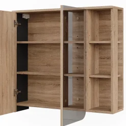 Vicco Armoire de toilette Sonoma/Anthracite 80x75cm