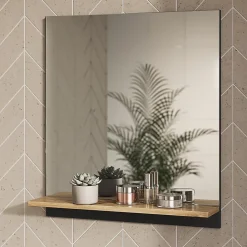 Vicco Armoire de toilette Anthracite 60x67cm avec étagère