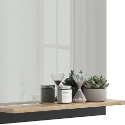 Vicco Armoire de toilette Anthracite 60x67cm avec étagère