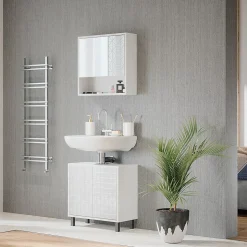 Vicco Armoire de toilette Blanc 54x53cm