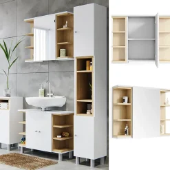 Vicco Armoire de toilette Blanc 79.6x64cm