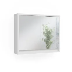 Vicco Armoire de toilette Blanc 55x45cm