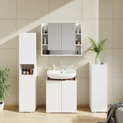 Vicco Armoire de toilette Blanc 80.2x64cm