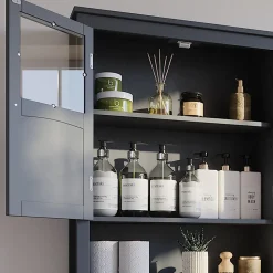 Vicco Armoire de toilette Gris 69x171cm