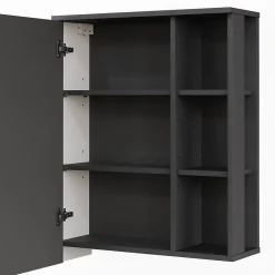 Vicco Armoire de toilette Anthracite/blanc 60x75cm