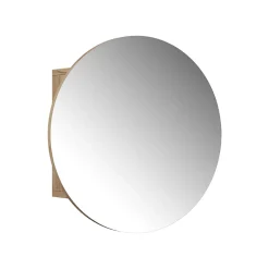 Vicco Armoire de toilette Chêne de force doré 50x50cm avec 2 compartiments