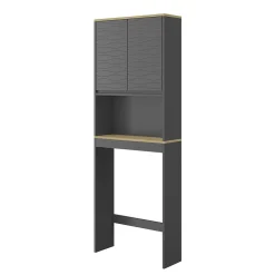 Vicco Armoire de toilette Anthracite 60x163cm