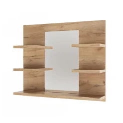 Vicco Armoire de toilette Chêne de force doré 58.8x50cm avec des étagères