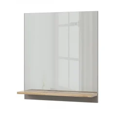 Vicco Armoire de toilette Grège 60x67cm avec étagère