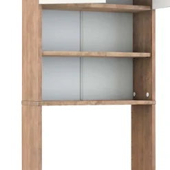 Vicco Armoire de toilette Sonoma/blanc 64x190cm avec 2 portes