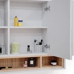 Vicco Armoire de toilette Blanc 80x72cm