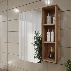 Vicco Armoire de toilette Sonoma/Bleu 60x75cm