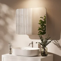 Vicco Armoire de toilette Blanc 65x50cm avec des étagères