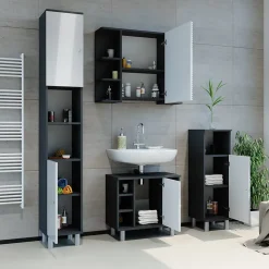 Vicco Armoire de toilette Anthracite 79.6x64cm
