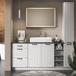 Vicco Armoire murale de salle de bain Vert Or Campagne 50x72cm