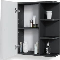 Vicco Armoire murale de salle de bain Blanc Haute brillance 47.2x59.2cm