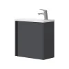 Vicco Ensemble de meubles de salle de bain Anthracite 2 parties