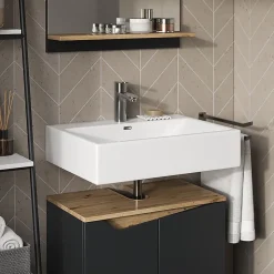 Vicco Ensemble de meubles de salle de bain Anthracite 2 pièces
